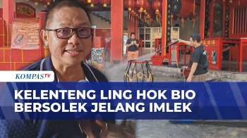 Semarak Imlek Di Pecinan Semarang, Kelenteng Ling Hok Bio Bersihkan Dewa-Dewi | KOMPAS SIANG