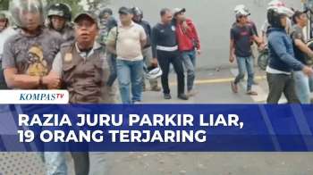Juru Parkir Liar Kocar-kacir Saat Dirazia Di Cengkareng, 19 Orang Terjaring Dibawa Ke Panti Sosial