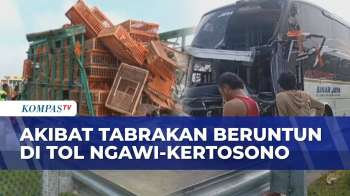 Kecelakaan Beruntun di Tol Ngawi-Kertosono, 4 Kendaraan Terlibat dan 3 Orang Terluka