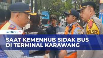 Bus Mudik Nataru Langgar Aturan Terjaring Sidak Kemenhub Karawang, Begini Nasib Penumpang