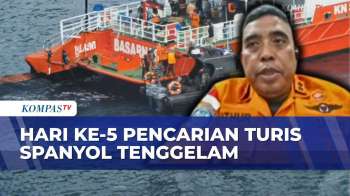 Pencarian Hari Ke-5 Turis Spanyol Yang Tenggelam, Tim SAR Temukan Serpihan Baru Di Perairan Padar