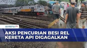 Aksi Pencurian Besi Rel Kereta Di Jatinegara Digagalkan Polisi, Saksi Sebut Ada 10 Pelaku