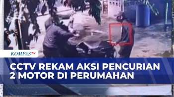 Viral Aksi Kawanan Pencuri Gasak 2 Motor di Perumahan Terekam CCTV, Warga Palembang Resah