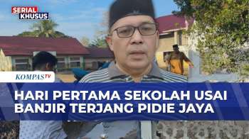 Siswa SMAN 2 Pidie Jaya Tetap Belajar Di Tengah Lumpur Pascabanjir, Kepsek Ungkap Masih Butuh Ini