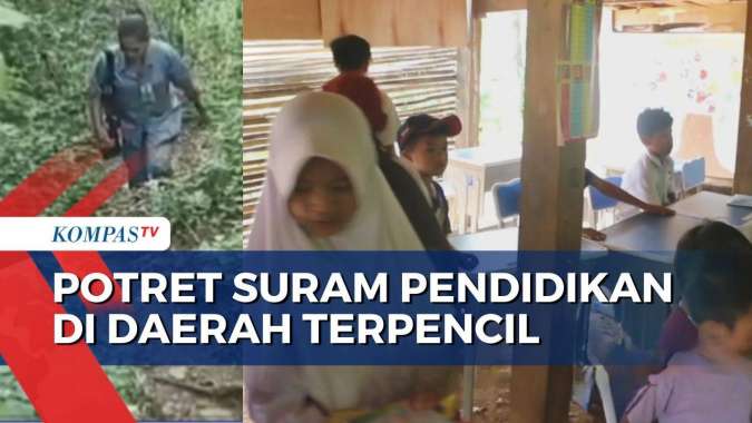 Potret Suram Pendidikan Indonesia: Siswa SD Belajar di Kolong Bekas ...