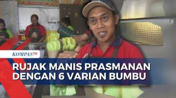 Unik! Rujak Manis Prasmanan di Jember, Bebas Pilih Buah dan Bumbu
