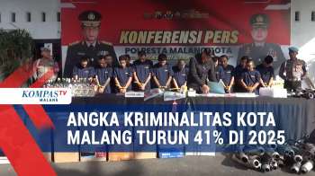 Angka Kriminalitas Kota Malang Turun 41 Persen Sepanjang 2025