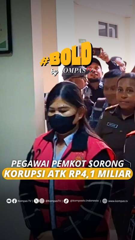 PEGAWAI PEMERINTAH KOTA SORONG KORUPSI ATK RP4,1 MILIAR