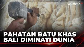 Perajin Kreasikan Batu Padas Putih Jadi Ornamen Khas Bali, Penjualan Tembus Global | SAPA SIANG