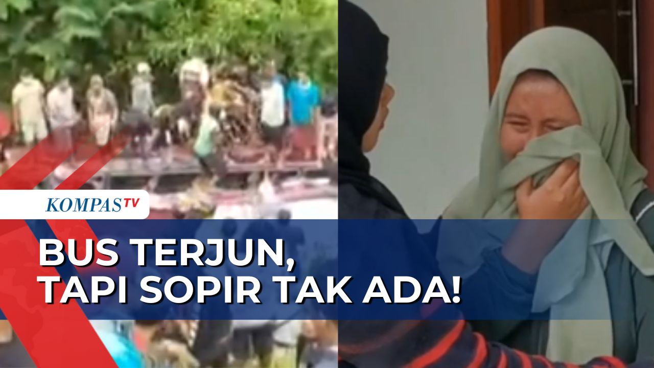 Bus Rombongan Peziarah Terjun ke Sungai, Polisi: Sopir & Kernet Tidak Ada