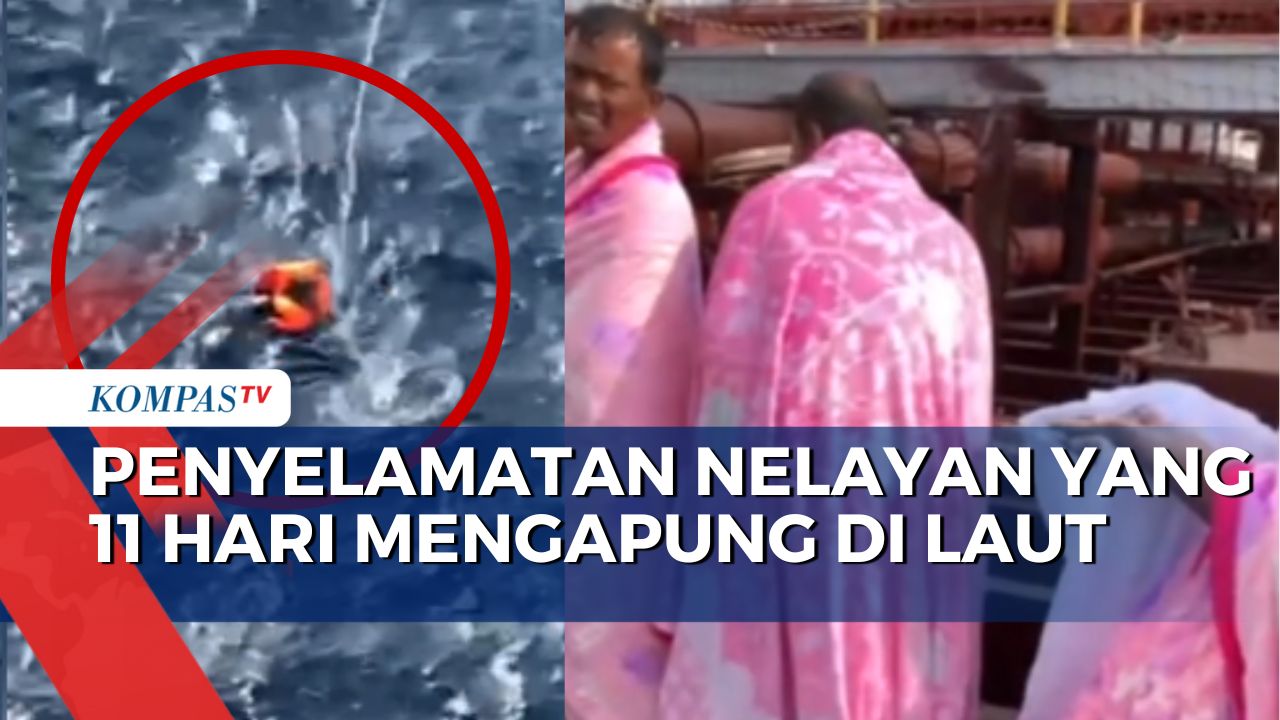 3 Nelayan Aceh Selamat Setelah 11 Hari Mengapung di Lautan Selat Benggala