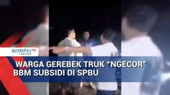 Warga Gerebek Truk “Ngecor” BBM Subsidi Di SPBU