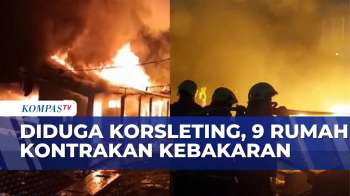 Diduga Korsleting Listrik, 9 Rumah Kontrakan Di Cakung Ludes Terbakar | SAPA PAGI