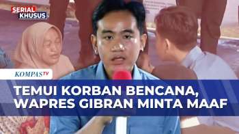 Permintaan Maaf Wapres Gibran Saat Tinjau Pengungsi Banjir Longsor Sumbar | KOMPAS PAGI