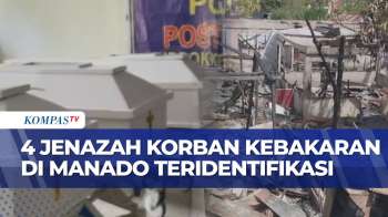 Tim DVI Polda Sulut Identifikasi 4 Korban Kebakaran, Jenazah Segera Diserahkan Ke Keluarga