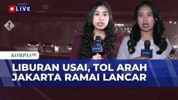 Arus Balik Libur Nataru, Lalu Lintas Tol Arah Jakarta Ramai Lancar