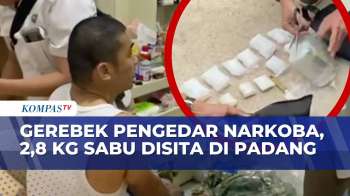 Intens! BNNP Sumbar Tangkap Pengedar Narkoba di Padang, Sita 2,8 KG Sabu