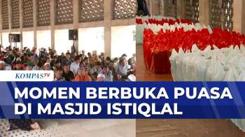 Masjid Istiqlal Gelar Buka Puasa Bersama Gratis Selama Ramadan| KOMPAS PETANG