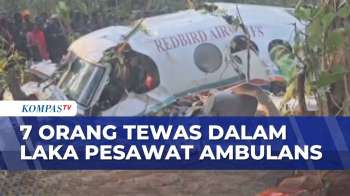 Tragis! Pesawat Ambulans Jatuh Di India, 7 Orang Meninggal Dunia | KOMPAS PAGI