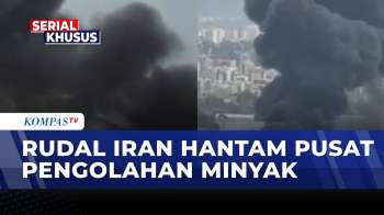 Rudal Iran Hantam Kilang Minyak di Haifa, Fasilitas Bazan Terbakar | SAPA MALAM