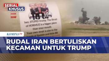 Panas! Iran Balas Ancaman AS, Luncurkan Rudal Bertuliskan Kecaman untuk Trump
