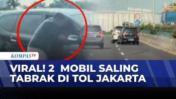 Aksi Ugal-ugalan! 2 Mobil Di Tol Wiyoto Wiyono, Saling Tabrak Hingga Cekcok | KOMPAS PAGI