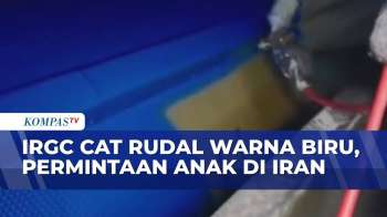 Viral! IRGC Rilis Video Cat Rudal Warna Biru, Diduga Penuhi Permintaan Anak Di Iran