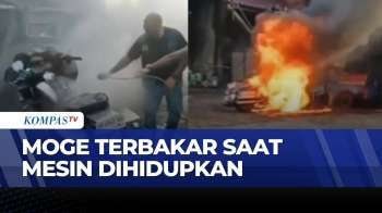 Moge Terbakar Di Denpasar Saat Dipanaskan, Videonya Viral Di Media Sosial | SAPA PAGI