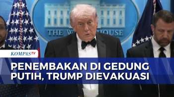 Penembakan Guncang Acara Trump di Gedung Putih, 1 Orang Ditahan | KOMPAS SIANG