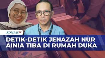 Detik-Detik Jenazah Karyawan KompasTV Nur Ainia Tiba Di Rumah Duka, Jadi Korban Kecelakaan Kereta