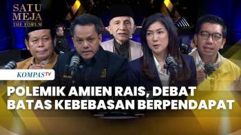 Viral Pernyataan Amien Rais, Beda Pendapat Soal Kebebasan Berpendapat Dan Regulasi | SATU MEJA
