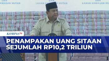 Kejagung Serahkan Uang Rp10,2 T Hasil Sitaan Kasus Hutan | KOMPAS PETANG
