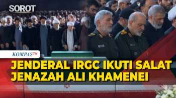 Jenderal IRGC Ikut Prosesi Salat Jenazah Eks Pemimpin Tertinggi Iran Ali Khamenei
