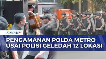 Polda Metro Jaya Dijaga Ketat Pasca Penggeledahan 12 Lokasi Terkait 3 Kasus Korupsi