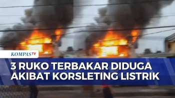 3 Ruko Bengkel dan Elektronik di Bandar Lampung Terbakar, 11 Mobil Damkar Dikerahkan ke Lokasi
