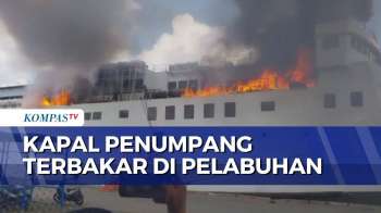 Kapal Penumpang Prince Soya Terbakar Di Pelabuhan Samarinda, Diduga Dipicu Percikan Las