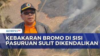 Medan Ekstrem, Kebakaran Bromo Di Sisi Pasuruan Sulit Dikendalikan | SAPA MALAM