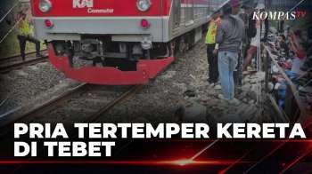 Pria Paruh Baya Tewas Tertemper Kereta Di Tebet, Perjalanan KRL Terganggu | KOMPAS SIANG