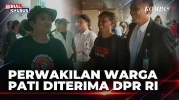 Botok Dan Perwakilan Warga Pati Diterima Masuk Ke Gedung DPR Untuk Sampaikan Aspirasi