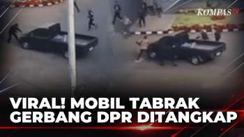 Sempat Viral, Mobil Tabrak Gerbang DPR, Pengemudi Diduga Mabuk Ditangkap Polisi | KOMPAS PETANG
