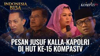 Pesan Jusuf Kalla, Kapolri hingga Yenny Wahid di Malam Puncak HUT ke-15 KompasTV