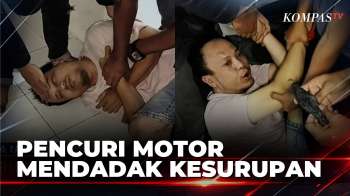 Aksi Pencuri Motor Pura-Pura Kesurupan Saat Ditangkap | BERITA UTAMA