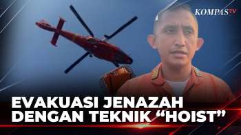 Jenazah KM Virgo Dilakukan Lewat Jalur Udara Dengan Teknik Hoist
