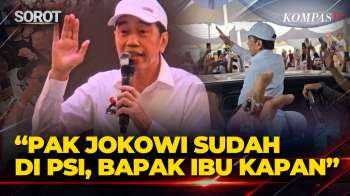 Jokowi: Pak, Bu Saya Sudah di PSI Lho, Bapak Ibu Kapan?