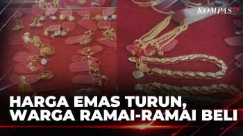 Harga Emas Perhiasan Palembang Anjlok Di Angka Rp13,6 Juta Per Suku, Warga Ramai-Ramai Beli