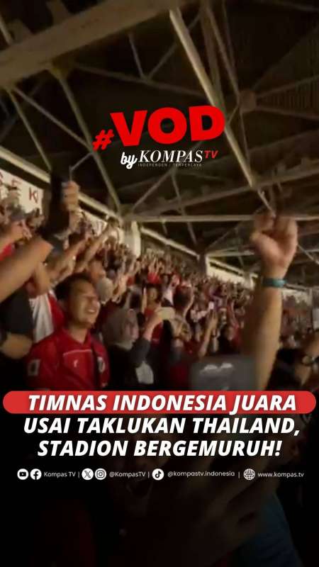 Timnas Indonesia Juara Usai Taklukan Thailand LEwat Adu Pinalti, Stadion Bergemuruh!