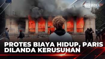 Warga Paris Mengamuk! Bangunan Hingga Kendaraan Dibakar Saat Protes Biaya Hidup Mahal |KOMPAS PETANG
