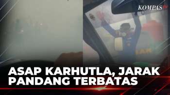 Asap Pekat Karhutla di Banjarbaru Parah, Jarak Pandang Pengendara Terbatas | KOMPAS PAGI