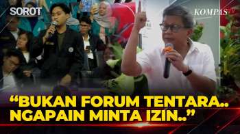 Debat Rocky Gerung & Presma Unimed Gegara Minta Izin Saat Bertanya: Ini Bukan Forum Tentara!