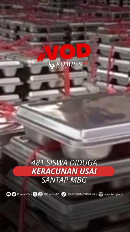 481 SISWA DIDUGA KERACUNAN USAI SANTAP MBG